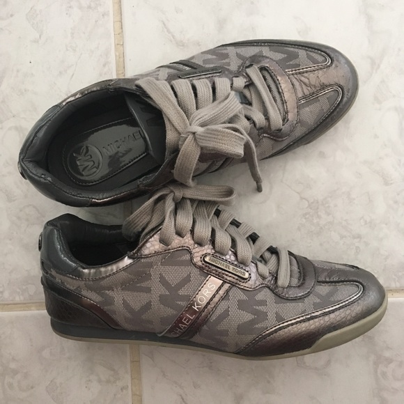 Micheal Kors Gunmetal Trainers - Picture 1 of 8